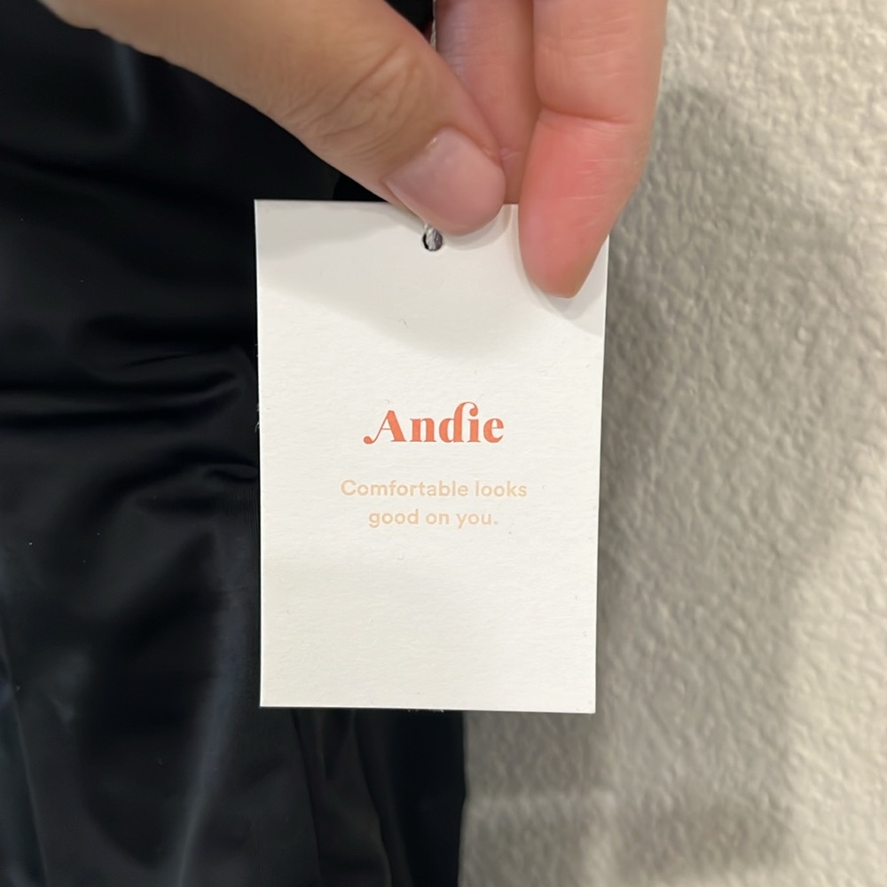 NWT Andie Swim The Asbury One Piece In Black L - Picture 4 of 6